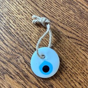 White Blue Black Evil Eye Christmas Ornament Pendant